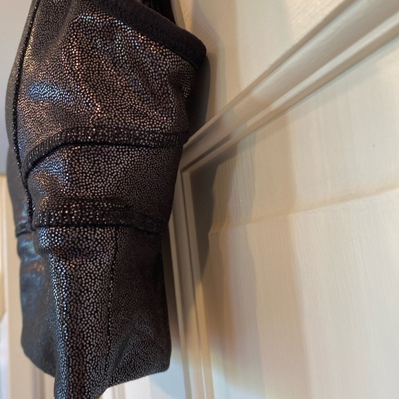 XS, DSG Back Sparkly Sports Bra Active Top Dance Festival Wear Silver Sparkle - Picture 15 of 16